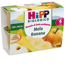 Hipp Bio Merenda Mela E Banana  4X100 Gr