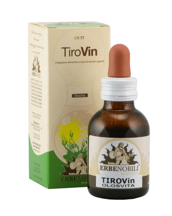 ERBENOBILI tirovin rimedio naturale per i problemi legati alla ghiandola tiroidea 50 ml.