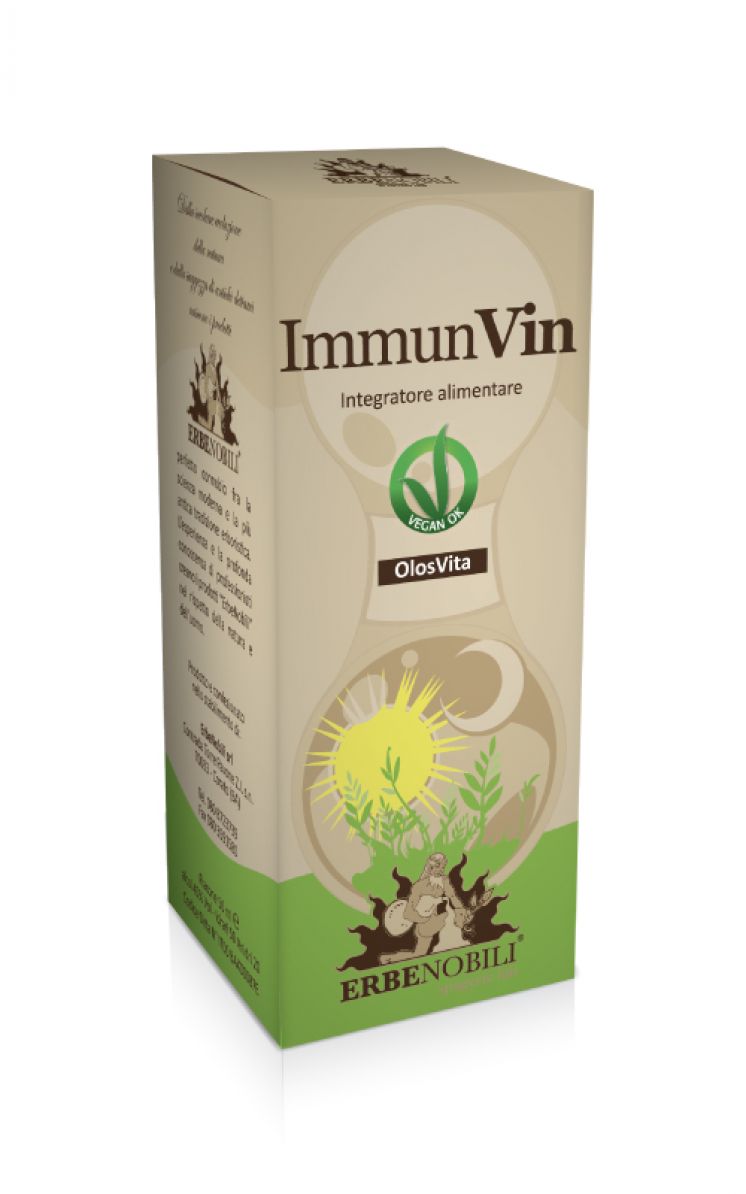 ERBENOBILI immunvin rimedio naturale per rafforzare le difese immunitarie 50 ml.