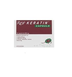 rev keratin integratore alimentare cheratotrofico per capelli e unghie 30 capsule 500 mg.