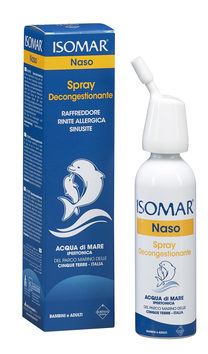 ISOMAR spray decongestionante naso acqua di mare ipertonica 50 ml.