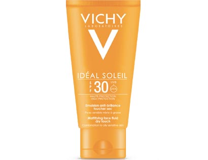 IDEAL SOLEIL crema solare viso dry touch SPF 30 50 ml.