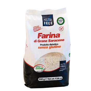NUTRIFREE farina di grano saraceno intergrale 500 g.