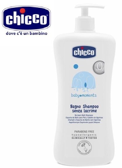 CHICCO BABY MOMENTS bagno shampoo senza lacrime 750 ml.