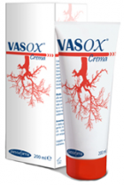 vasox crema per la stasi linfo-venosa 200 ml.