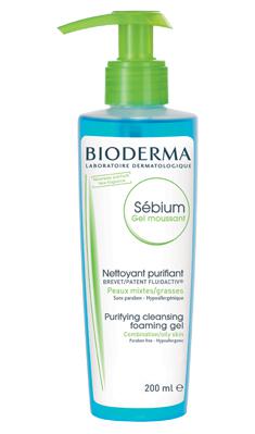 BIODERMA gel moussant detergente per pelle mista o grassa 500 ml.
