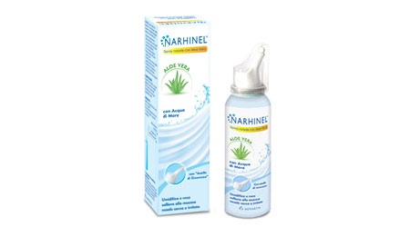 narhinel spray nasale con aloe vera per bambini da 2 anni 100 ml