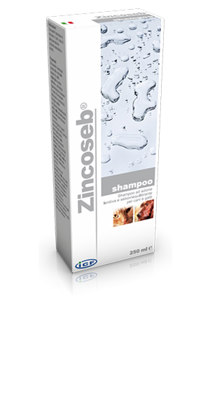 zincoseb shampoo per la desquamazione cutanea del cane e del gatto 100 ml.