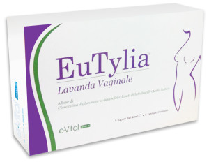 EUTYLIA lavanda vaginale 5 flaconcini da 140 ml.