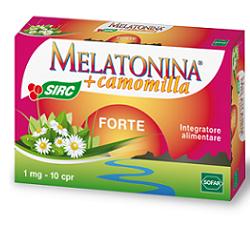 Melatonina Forte + camomilla integratore alimentare 10 compresse