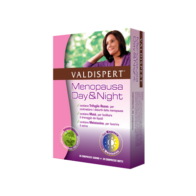 valdispert menopausa day night integratore alimentare 30+30