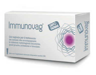 immunovag dispositivo medico CE 0546 gel vaginale per le vulvovaginiti micotiche 35 ml. con 5 applicatori