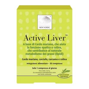 active liver integratore alimentare 30 compresse