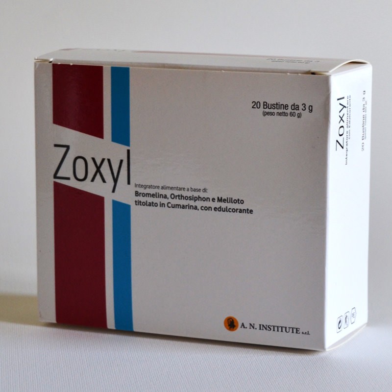zoxyl integratore alimentare per le riduzioni e sintomatologia dell edema 20 bustine