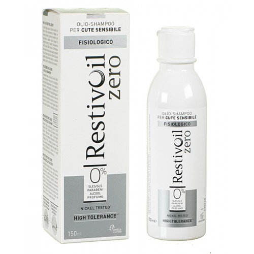 restivoil zero olio-shampoo fisiologico per cute sensibile  150 ml.