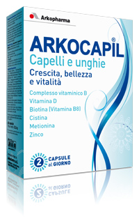 ARKOPHARM arkocapil integratore alimentare per rinforzare fisiologicamente i capelli e le unghie 2x60 capsule