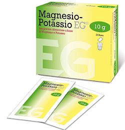 Magnesio Potassio EG 20 bustine da 10 grammi