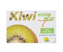 kiwi norm plus integratore alimentare trattamento dei disturbi gastrointestinali 36 compresse masticabili