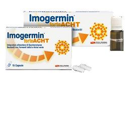 imogermin forte ACHT integratore alimentare per l\'equilibrio della flora batterica intestinale 7 flaconcini da 10 ml.