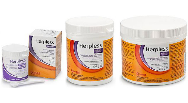 herpless integratore alimentare per le infezione da herpes virus nei gatti 30 grammi
