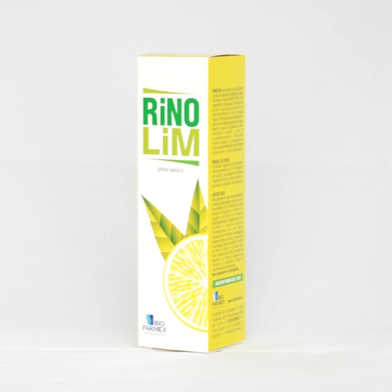 rinolim spray nasale a base di polpa di limone ad azione antisettica e decongestionante della mucosa nasale 30 ml.