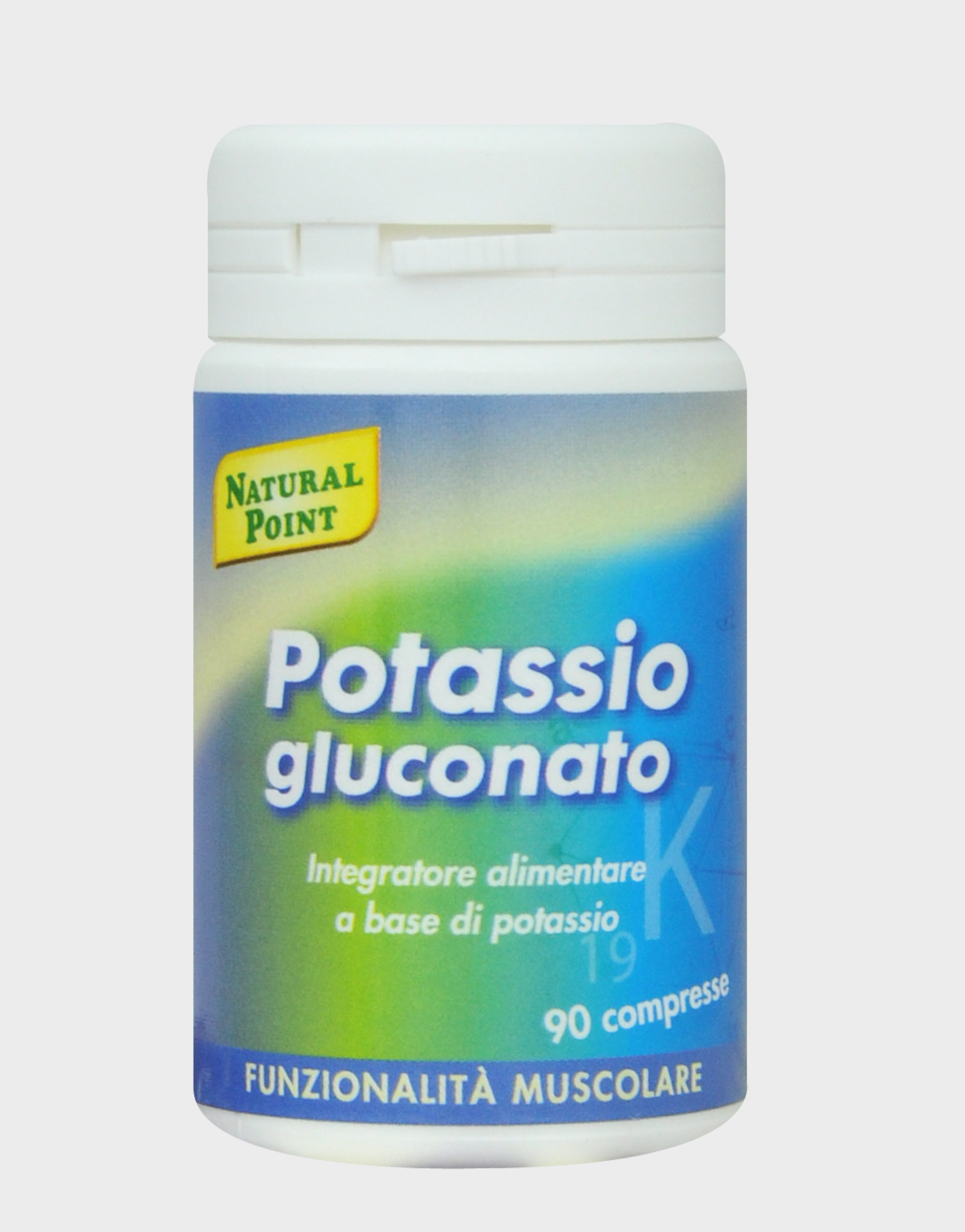 NATURAL POINT potassio gluconato integratore alimentare 90 compresse