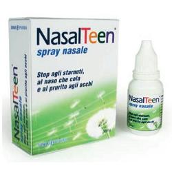 Nasalteen spray nasale prevenzione raffreddore da fieno e allergie 500 mg.