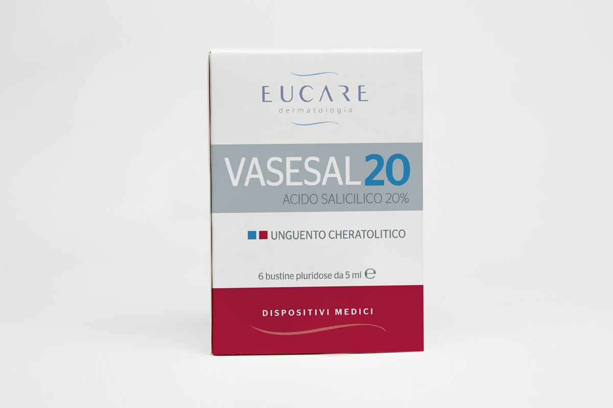 vasesal 20 unguento cheratolitico 6 bustine DISPOSITIVO MEDICO