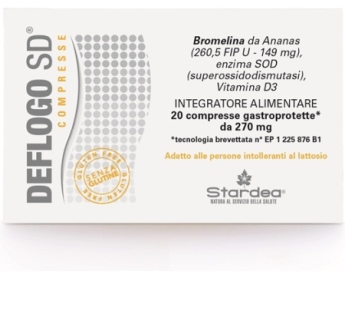 deflogo SD integratore alimentare 20 compresse da 270 mg.