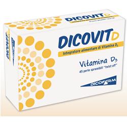 Dicovit D integratore alimentare di vitamina D3 45 perle