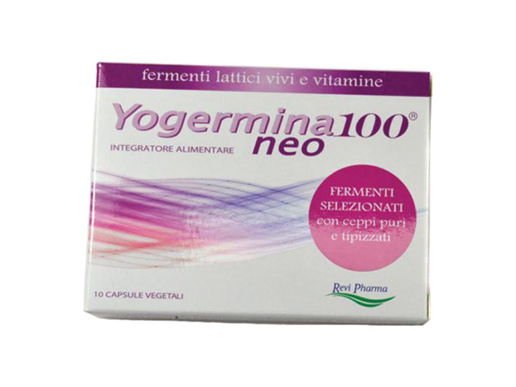 yogermina 100 NEO integratore alimentare di fermenti lattici 10 capsule