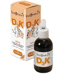 Buonavit D3K integratore di vitamina D e di vitamina K 12 ml.