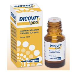 Dicovit D 1000 integratore alimentare di vitamina D3 7,5 ml.