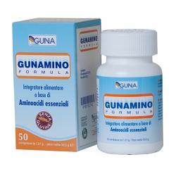 GUNA Gunamino formula integratore alimentare a base di aminoacidi essenziali 50 compresse