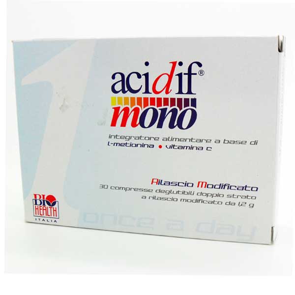 acidif mono integratore alimentare 30 compresse
