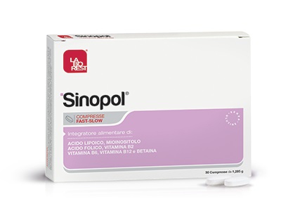 sinopol integratore alimentare a base di acido lipoico e acido folico, mioinositolo 32 compresse fast slow