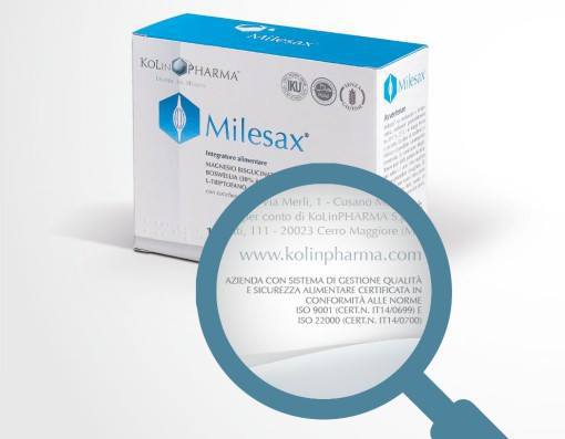 milesax integratore alimentare 14 bustine