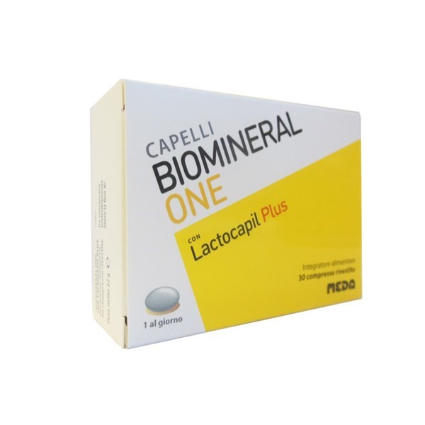 PROMO biomineral one plus lactocapil integratore alimentare per il mantenimento di capelli normali 30 compresse