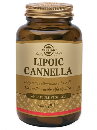 SOLGAR Lipoic cannella 60 capsule vegetali