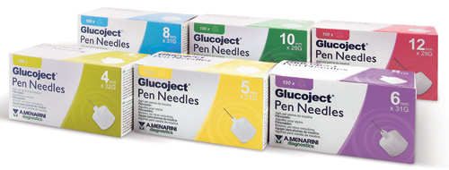 glucoject aghi per penna 4mm. g32