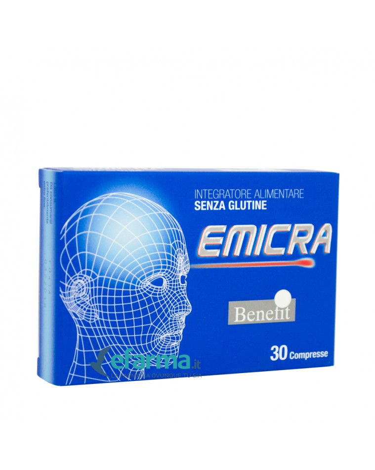 emicra integratore alimentare per il mal di testa 30 compresse da 515 mg.