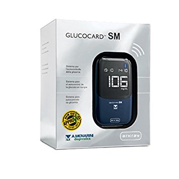 glucometro GLUCOCARD SM sistema di monitoraggio della glicemia nel sangue