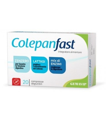 colepanfast integratore alimentare 20 compresse 400 mg.