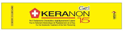 keranon 15 gel 75 ml. DISPOSITIVO MEDICO per il trattamento cheratolitico degli ispessimenti cutanei