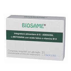 Biosame integratore alimentare di S-adenosil, L-metionina con acido folico e vitamina B12 20 compresse