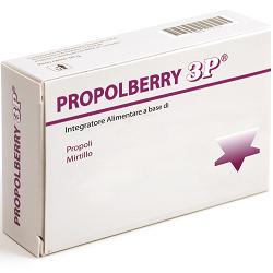 Propolberry 3P integratore alimentare al propoli e mirtillo 30 compresse
