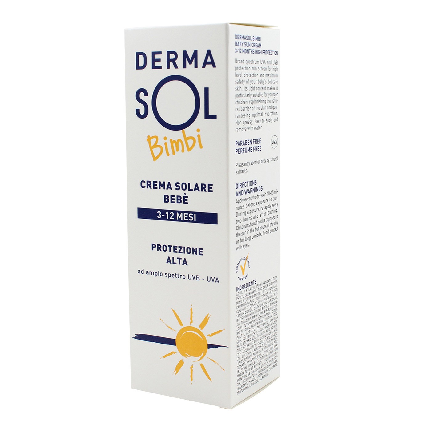 DERMASOL BIMBI crema solare per la fotoprotezione del neonato 75 ml.