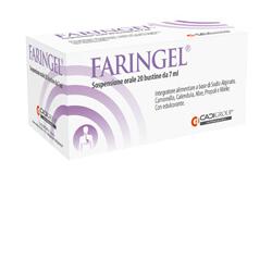 faringel plus integratore alimentare azione antinfiammatoria e cicatrizzante, azione antidolorifica, antimicotica e antibatterica 20 stick da 7 ml.