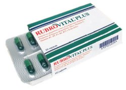 Rubrovital plus integratore a base di vitamine e zinco 20 capsule