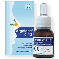 Argotone 0-12 gocce nasali 20 ml.